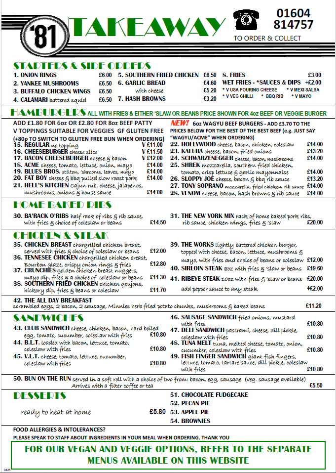 Takeaway April 2025